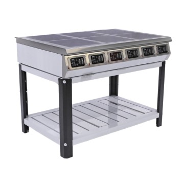 Плита индукционная 6-конфорочная Grill Master Ф6ИП/800 на подставке